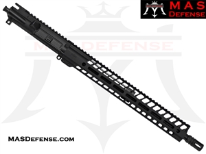 16" .223 WYLDE AR-15 BARRELED UPPER - MAS DEFENSE NERO 15" M-LOK RAIL