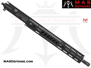 16" .223 WYLDE BARRELED UPPER - MAS DEFENSE 15" MW8 OCTAGON M-LOK RAIL - BALLISTIC ADVANTAGE BARREL