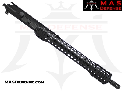 16" .223 WYLDE BARRELED UPPER - MAS DEFENSE RIDGELINE 15" M-LOK RAIL