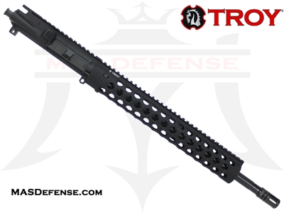 16" .223 WYLDE BARRELED UPPER - TROY ALPHA RAIL 13" - BALLISTIC ADVANTAGE BARREL