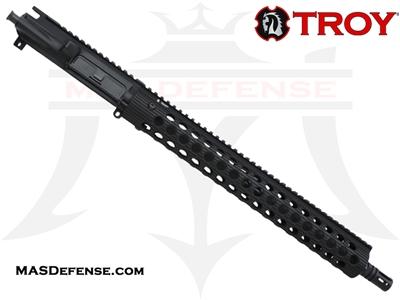 16" .223 WYLDE BARRELED UPPER - TROY ALPHA RAIL 15" - BALLISTIC ADVANTAGE BARREL