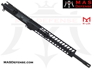 16" 300 BLACKOUT AR-15 BARRELED UPPER - MAS DEFENSE NERO 12.62" M-LOK RAIL