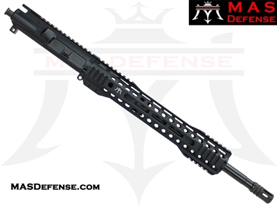 16" 300 BLACKOUT AR-15 BARRELED UPPER - MAS DEFENSE RIDGELINE 12.62" M-LOK RAIL