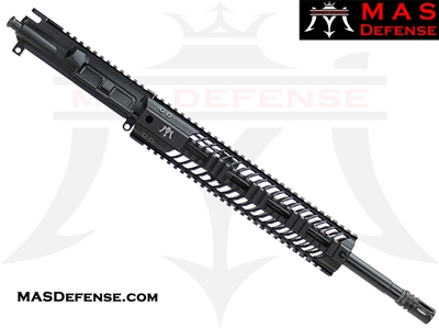 16" 300 BLACKOUT AR-15 BARRELED UPPER - MAS DEFENSE SQUADRON 12" LIGHTWEIGHT QUAD RAIL