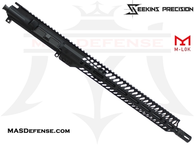 16" 300 BLACKOUT BARRELED UPPER - SEEKINS NOXS M-LOK 15" RAIL