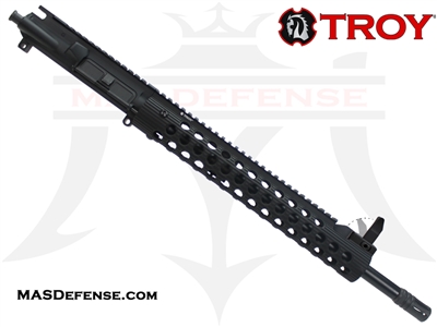 16" 300 BLACKOUT BARRELED UPPER - TROY ALPHA RAIL 13" WITH FRONT SIGHT