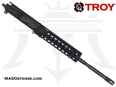 16" 300 BLACKOUT BARRELED UPPER - TROY ALPHA RAIL 9" - CARBINE GAS