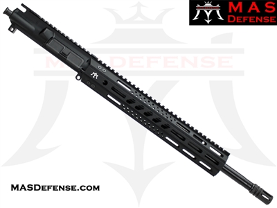 16" 5.56 / .223 AR-15 BARRELED UPPER - MAS DEFENSE 12.62" MW8 OCTAGON M-LOK RAIL - MID-LENGTH GAS