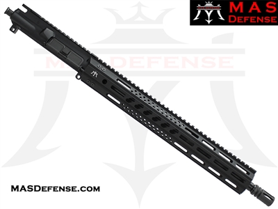 16" 5.56 / .223 BARRELED UPPER - MAS DEFENSE 15" MW8 OCTAGON M-LOK RAIL - MID-LENGTH GAS