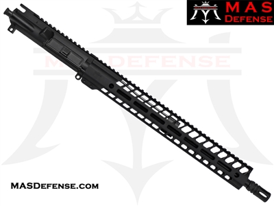 16" 7.62x39 AR-15 BARRELED UPPER - MAS DEFENSE NERO 15" M-LOK RAIL