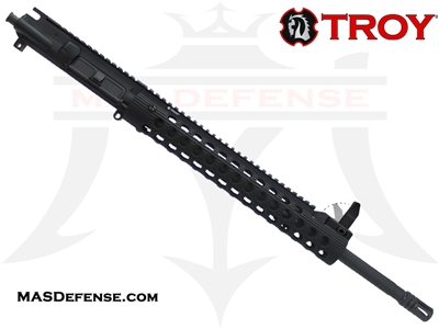 18" .223 WYLDE BARRELED UPPER - TROY ALPHA RAIL 13"  WITH FRONT SIGHT