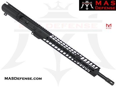 18" .308 AR-10 DPMS GEN1 BARRELED UPPER  - MAS DEFENSE NERO 15" M-LOK RAIL - MID-LENGTH GAS