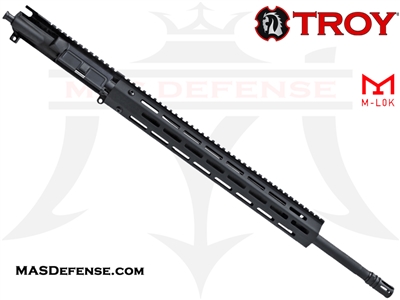 20" .223 WYLDE BARRELED UPPER - TROY M-LOK RAIL 15" - BALLISTIC ADVANTAGE BARREL