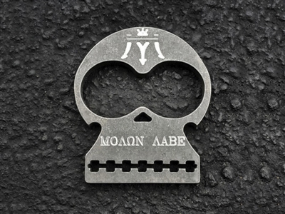 MAS DEFENSE MOLON LABE BOTTLE OPENER - STAINLESS STEEL
