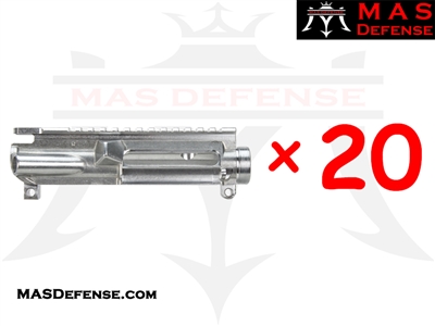 MAS DEFENSE AR15 STRIPPED UPPER RECEIVER - NON ANODIZED