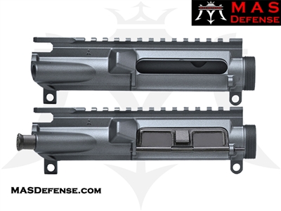 MAS DEFENSE AR-15 FORGED UPPER RECEIVER - STEALTH GRAY H-188 MAGPUL GREY