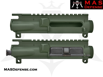 MAS DEFENSE AR-15 FORGED UPPER RECEIVER - OD GREEN (ODG)