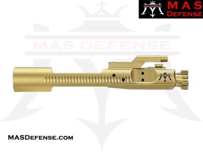 M16 BOLT CARRIER GROUP 5.56 & 300 BLACKOUT BCG - ION GOLD TITANIUM NITRIDE (TiN)