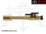 M16 BOLT CARRIER GROUP 5.56 & 300 BLACKOUT BCG - HYBRID GOLD TITANIUM NITRIDE (TiN)