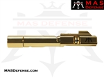 AR-9 9MM BOLT CARRIER GROUP - GLOCK AND COLT BCG - RADIANT GOLD (TiN)