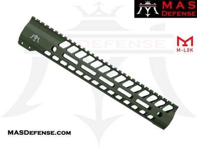 MAS DEFENSE 12.62" NERO M-LOK FREE FLOAT - OD GREEN ODG