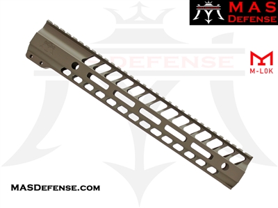 MAS DEFENSE 12.62" NERO M-LOK FREE FLOAT - FDE