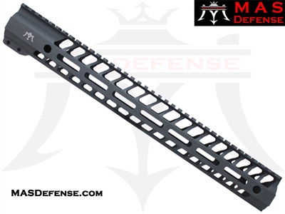 MAS DEFENSE 15" NERO M-LOK FREE FLOAT - STEALTH GRAY