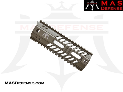 MAS DEFENSE 7" SQUADRON LIGHTWEIGHT QUAD RAIL - (FDE) FLAT DARK EARTH