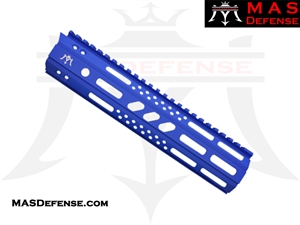 MAS DEFENSE 9.87" MW8 OCTAGON M-LOK AR-15 RAIL - NAVY BLUE