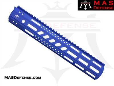 MAS DEFENSE 12.62" MW8 OCTAGON M-LOK AR-15 RAIL - NAVY BLUE