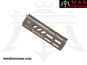MAS DEFENSE 7.25" MW8 OCTAGON M-LOK AR-15 RAIL - FLAT DARK EARTH FDE