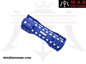 MAS DEFENSE 7.25" RIDGELINE M-LOK AR-15 QUAD RAIL - NAVY BLUE (BLU)