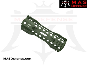 MAS DEFENSE 7.25" RIDGELINE M-LOK AR-15 QUAD RAIL - OD GREEN (ODG)