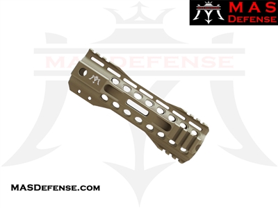 MAS DEFENSE 7.25" RIDGELINE M-LOK AR-15 QUAD RAIL - FDE