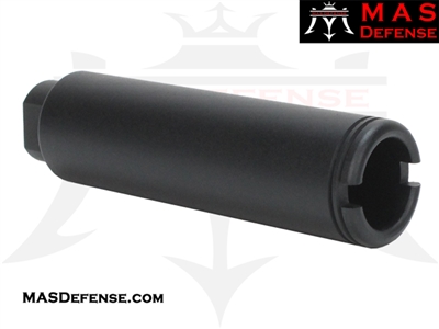 FLASH CAN "SLIM LONG" MUZZLE DEVICE - 1/2x28 TPI