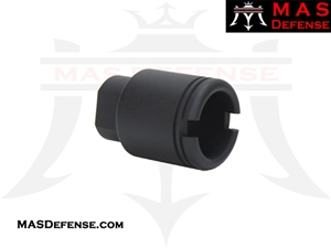 FLASH CAN "SLIM SHORT" MUZZLE DEVICE - 1/2x36 TPI