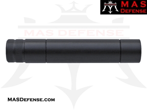 6.5" FAKE SUPPRESSOR - EXTERNAL - 1/2x28 TPI