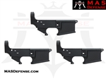 3 PACK 80% FORGED LOWER RECEIVER - AR-15 80 PERCENT 80 % AR15 AR 15 GHOST GUN