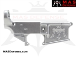 80% FORGED LOWER RECEIVER AR-15 - RAW MAS LOGO