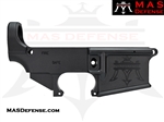 80% FORGED LOWER RECEIVER AR-15 - ANODIZED BLACK MAS LOGO