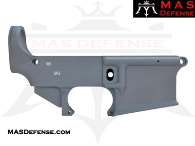 80% FORGED LOWER RECEIVER - AR-15 80 PERCENT 80 % AR15 AR 15 GRY CERAKOTE GREY GRAY