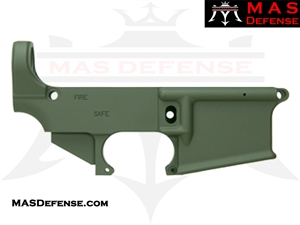80% FORGED LOWER RECEIVER AR-15 - CERAKOTE OD GREEN ODG