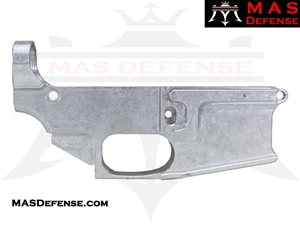80% BILLET LOWER RECEIVER AR-15 - RAW - AR-15 80 PERCENT 80 % AR15 AR 15 MACHINE CUT WHITE
