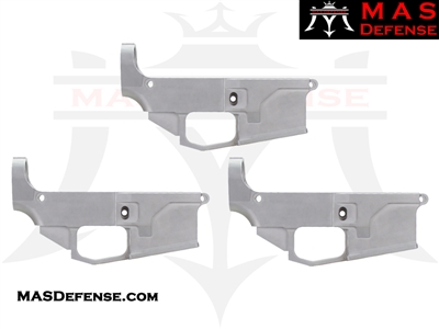 3 PACK 80% BILLET LOWER RECEIVER - AR-15 80 PERCENT 80 % AR15 AR 15 GHOST GUN 80 PERCENT