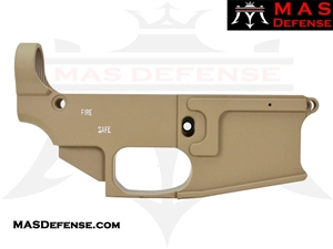 80% BILLET LOWER RECEIVER - AR-15 80 PERCENT 80 % AR15 AR 15 FLAT DARK EARTH (FDE)