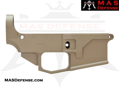 80% BILLET LOWER RECEIVER - AR-15 80 PERCENT 80 % AR15 AR 15 FLAT DARK EARTH (FDE)