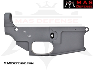 80% BILLET LOWER RECEIVER - AR-15 80 PERCENT 80 % AR15 AR 15 STEALTH GRAY GREY