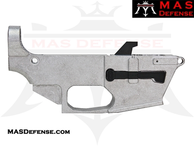 80% BILLET LOWER RECEIVER GLOCK 9MM AR-9 - RAW WHITE 80 PERCENT 80 % AR15 AR-15