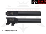 MAS DEFENSE 9MM 416R STAINLESS STEEL BARREL - GLOCK 19 FITMENT - MELONITE NITRIDE