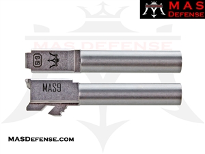 MAS DEFENSE 9MM 416R STAINLESS STEEL BARREL - GLOCK 19 FITMENT - MACHINE CUT
